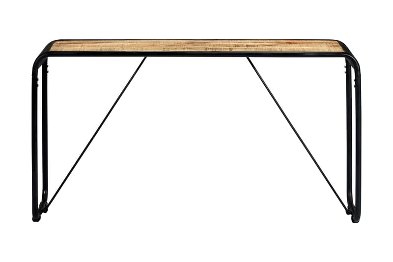 Konsollbord 140x35x76 cm grov heltre mango - Møbler - Bord - Konsollbord & avlastningsbord - Konsollbord