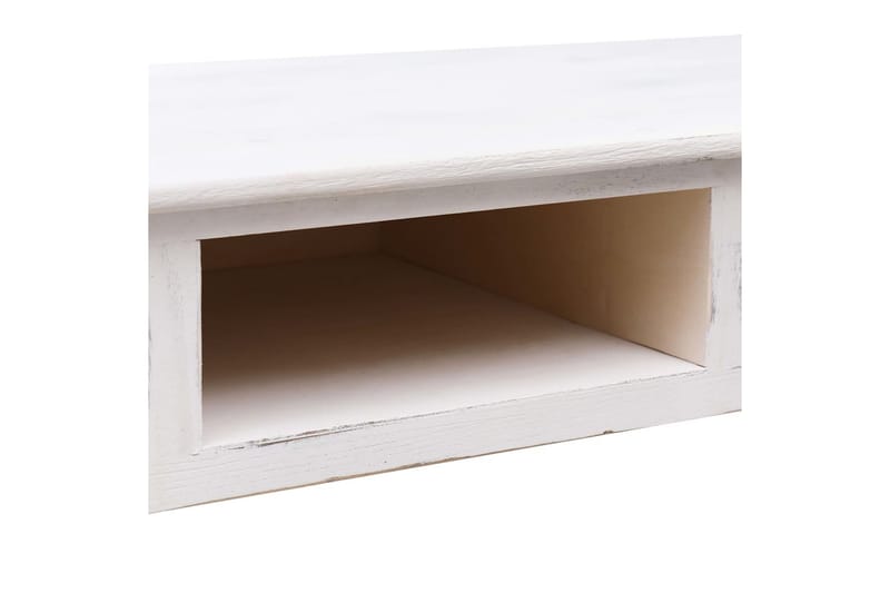 Konsollbord antikk hvit 110x45x76 cm tre - Hvit - Møbler - Bord - Avlastningsbord - Konsollbord