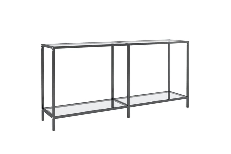 Konsollbord gjennomsiktig 160x35x75,5 cm herdet glass - Gjennomsiktig - Møbler - Bord - Konsollbord & avlastningsbord - Konsollbord