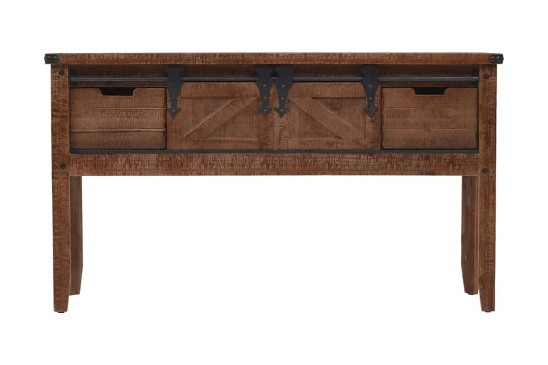 Konsollbord heltre gran 131x35,5x75 cm brun - Møbler - Bord - Konsollbord & avlastningsbord - Gangbord