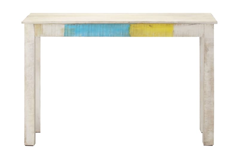 Konsollbord hvit 115x35x77 cm grovt mangotre - Hvit - Møbler - Bord - Avlastningsbord - Konsollbord