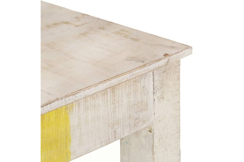 Konsollbord hvit 115x35x77 cm grovt mangotre - Hvit - Møbler - Bord - Avlastningsbord - Konsollbord