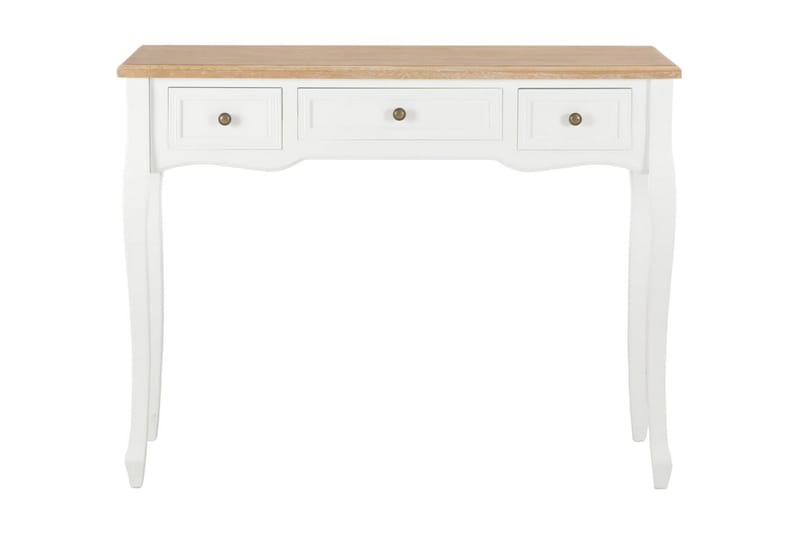 Konsollbord med 3 skuffer hvit - Møbler - Bord - Konsollbord & avlastningsbord - Konsollbord