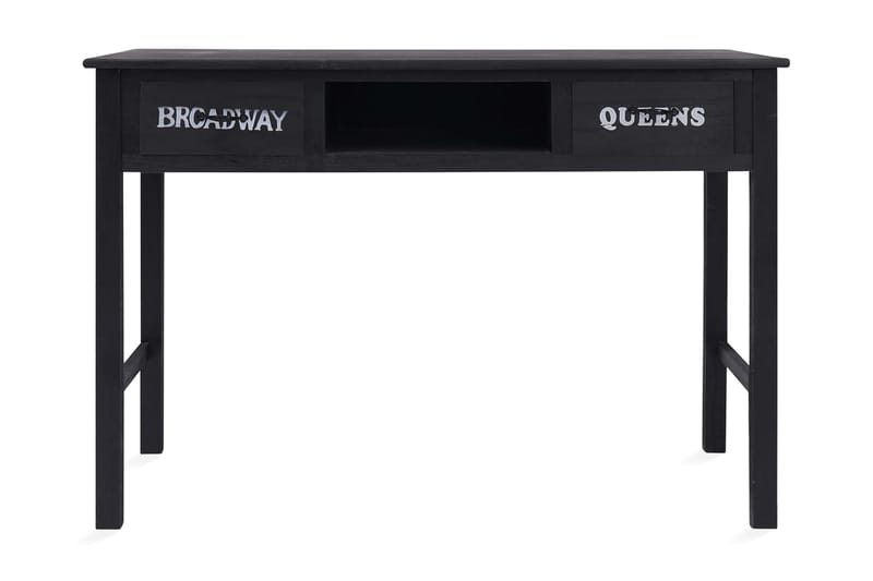 Konsollbord svart 110x45x76 cm tre - Svart - Oppbevaring - Oppbevaringsmøbler - Sideboard & skjenker