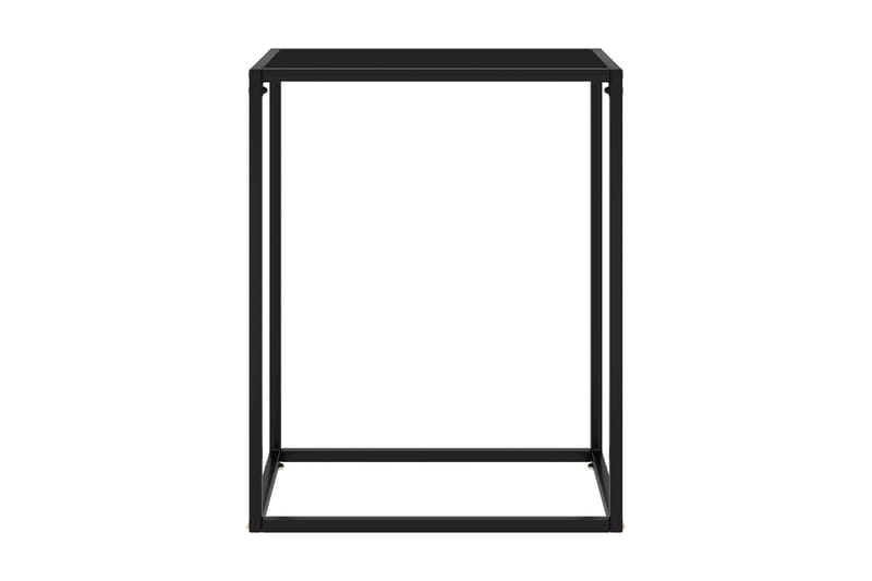 Konsollbord svart 60x35x75 cm herdet glass - Svart - Møbler - Bord - Avlastningsbord - Konsollbord