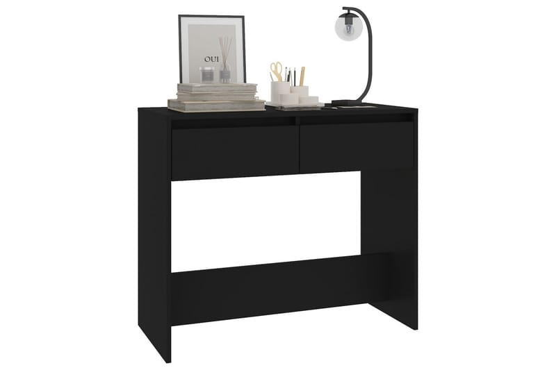 Konsollbord svart 89x41x76,5 cm stål - Svart - Møbler - Bord - Avlastningsbord - Konsollbord