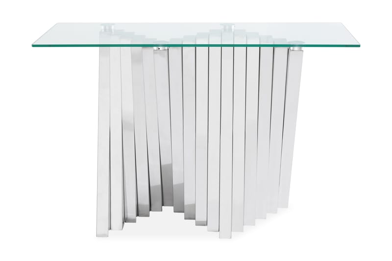 Laquetha Avlastningsbord 120 cm - Rustfritt stål /Glass - Møbler - Bord - Konsollbord & avlastningsbord - Konsollbord