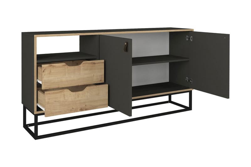 Lemelerveld Avlastningsbord 150 cm - Natur / Antrasitt - Møbler - Bord - Konsollbord & avlastningsbord - Konsollbord