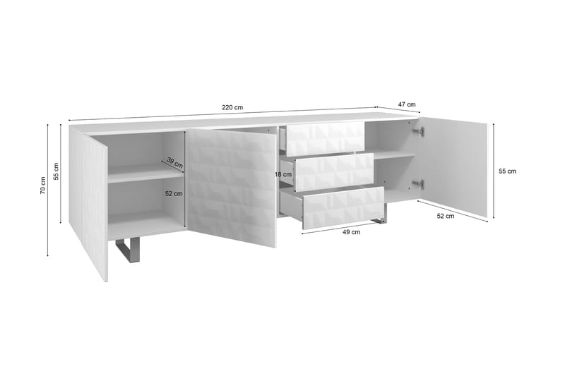Lerhaga Avlastningsbord 45 cm - Møbler - Bord - Konsollbord & avlastningsbord - Konsollbord