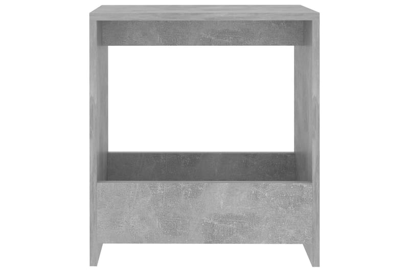 Sidebord betonggrå 50x26x50 cm sponplate - Grå - Møbler - Bord - Avlastningsbord - Lampebord & sidebord