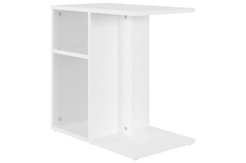 Sidebord hvit 50x30x50 cm sponplate - Hvit - Møbler - Bord - Avlastningsbord - Lampebord & sidebord
