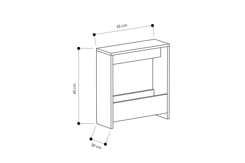 SIMPI SIDE TABLE - Møbler - Bord - Konsollbord & avlastningsbord - Lampebord &