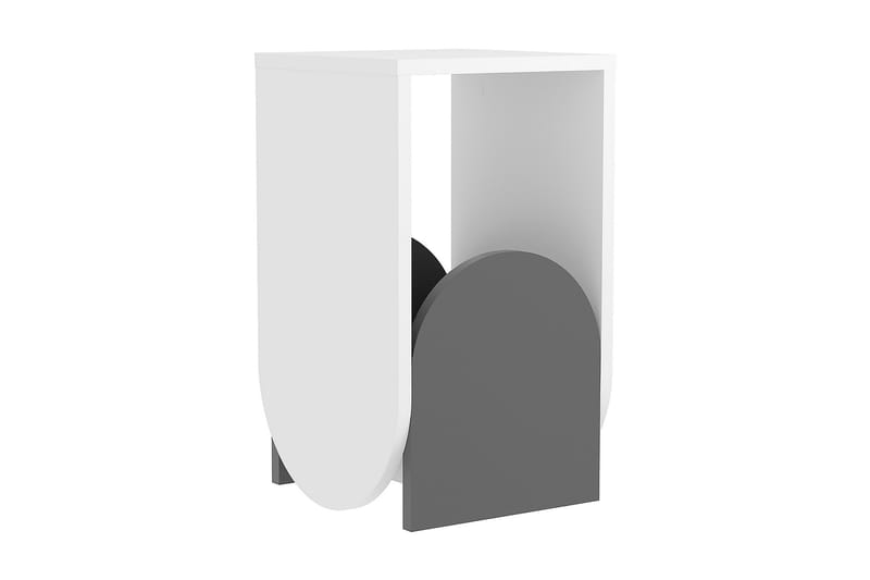 Timnath Sidebord 32 cm - Hvit/Antrasitt/Svart - Møbler - Bord - Konsollbord & avlastningsbord - Lampebord &