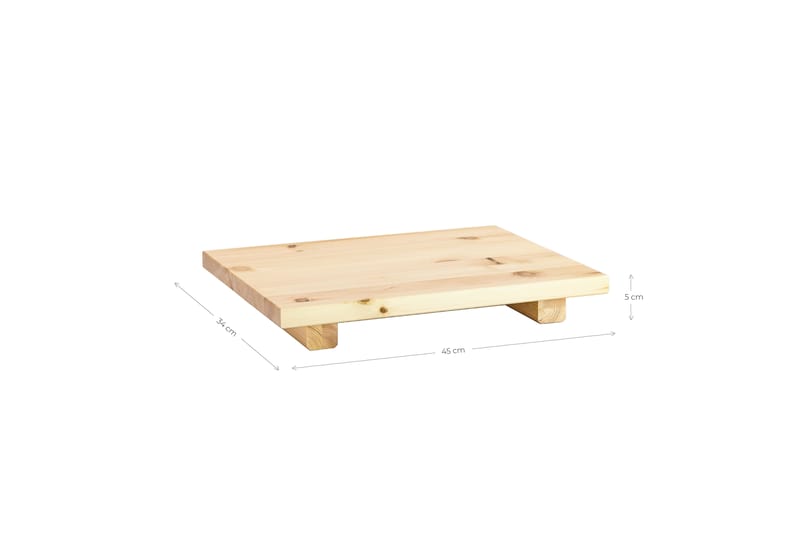 Dock Nattbord 45 cm 2-pk Tall/Natur - Karup Design - Møbler - Bord - Avlastningsbord - Sengebord & nattbord