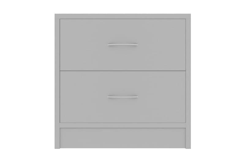 Nattbord 2 stk grå 40x30x40 cm sponplate - Grå - Møbler - Bord - Avlastningsbord - Sengebord & nattbord