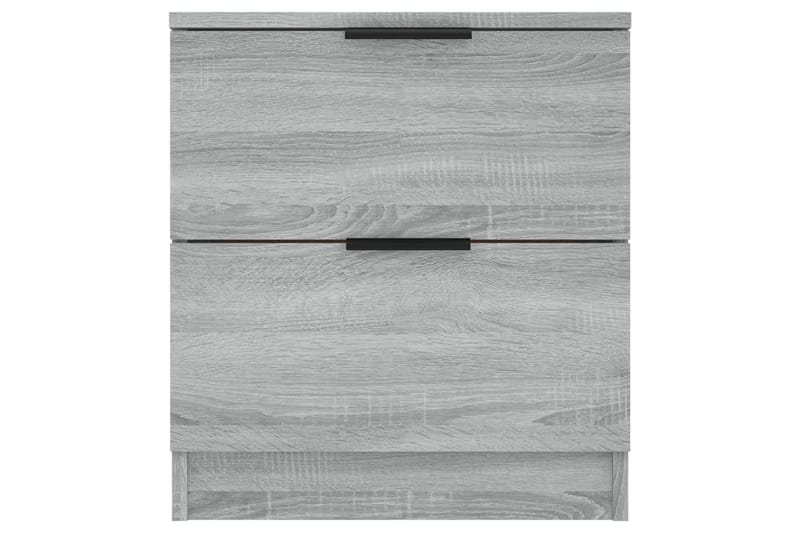Nattbord 2 stk grå sonoma konstruert tre - Grå - Møbler - Bord - Avlastningsbord - Sengebord & nattbord