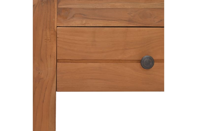 Nattbord 50x30x35 cm heltre teak - Brun - Møbler - Bord - Konsollbord & avlastningsbord - Sengebord & nattbord