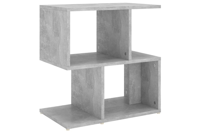 Nattbord betonggrå 50x30x51,5 cm sponplate - Grå - Møbler - Bord - Avlastningsbord - Sengebord & nattbord