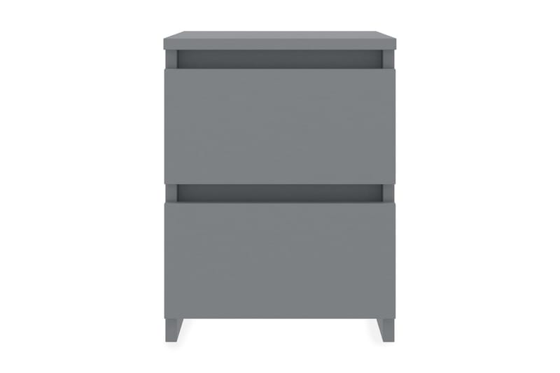 Nattbord grå 30x30x40 cm sponplate - Grå - Møbler - Bord - Avlastningsbord - Sengebord & nattbord