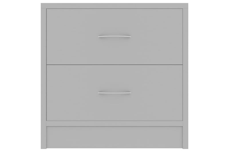 Nattbord grå 40x30x40 cm sponplate - Grå - Møbler - Bord - Konsollbord & avlastningsbord - Sengebord & nattbord
