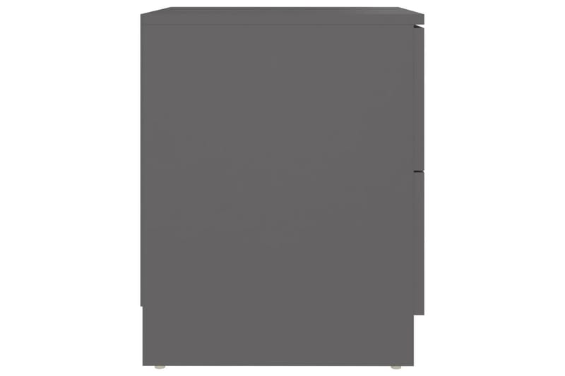 Nattbord grå 40x40x50 cm sponplate - Grå - Møbler - Bord - Avlastningsbord - Sengebord & nattbord