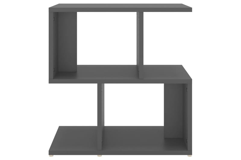 Nattbord grå 50x30x51,5 cm sponplate - Grå - Møbler - Bord - Avlastningsbord - Sengebord & nattbord