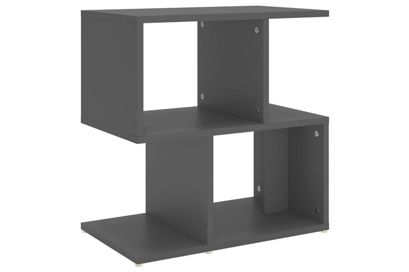 Nattbord grå 50x30x51,5 cm sponplate - Grå - Møbler - Bord - Avlastningsbord - Sengebord & nattbord