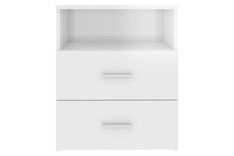 Nattbord høyglans hvit 50x32x60 cm - Hvit - Møbler - Bord - Avlastningsbord - Sengebord & nattbord