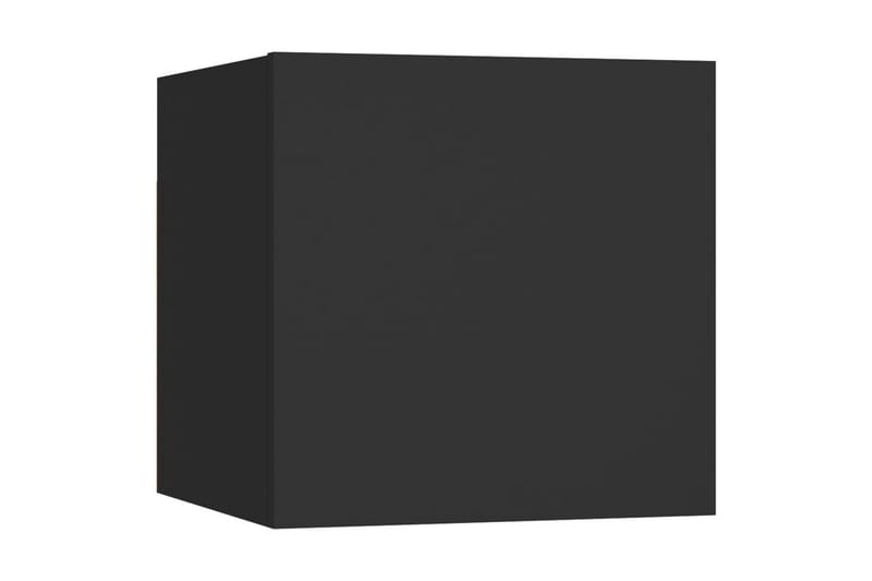 Nattbord svart 30,5x30x30 cm sponplate - Svart - Tekstiler - Sengetøy - Sovepute - Innerputer