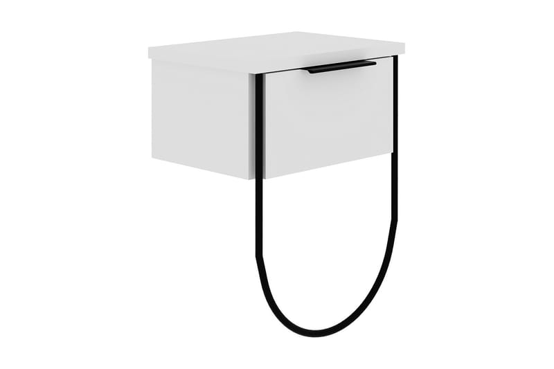 Sängbord Vit - Møbler - Bord - Konsollbord & avlastningsbord - Sengebord & nattbord