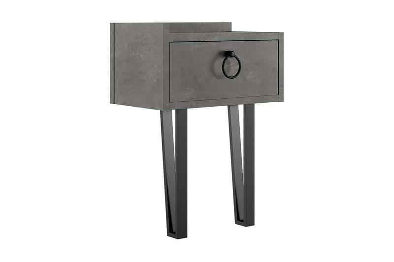 Soniya Nattbord 40 cm - Betonggrå - Møbler - Bord - Konsollbord & avlastningsbord - Sengebord & nattbord