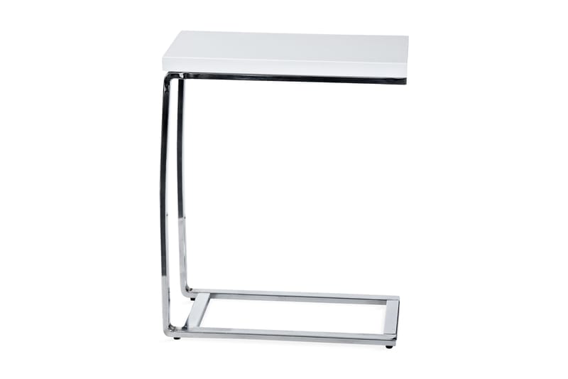 Cibus Drink Table - Hvit/Krom - Møbler - Bord - Avlastningsbord - Brettbord og småbord