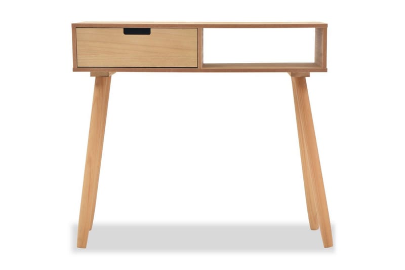 Konsollbord heltre furu 80x30x72 cm brun - Furu - Møbler - Bord - Konsollbord & avlastningsbord