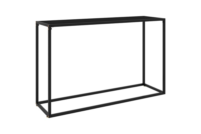 Konsollbord svart 120x35x75 cm herdet glass - Svart - Møbler - Bord - Konsollbord & avlastningsbord