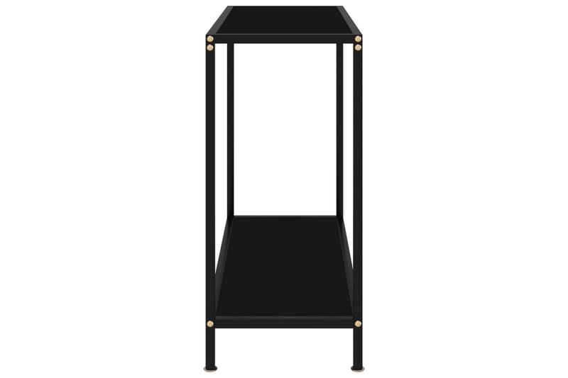 Konsollbord svart 80x35x75 cm herdet glass - Svart - Møbler - Bord - Konsollbord & avlastningsbord