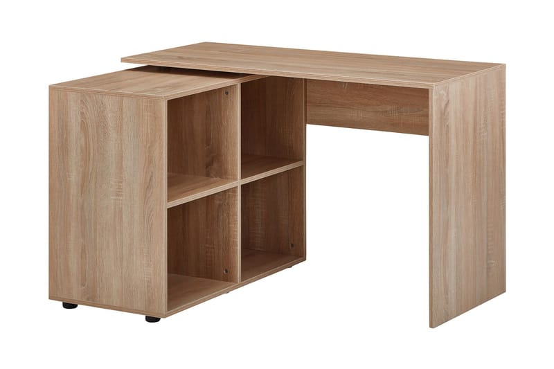 Gulshan Hjørneskrivebord 117 cm - Brun/Natur - Møbler - Bord - Kontorbord - Skrivebord - Hjørneskrivebord