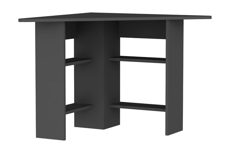 Oderzo Hjørneskrivebord 80 cm med Oppbevaringshyller