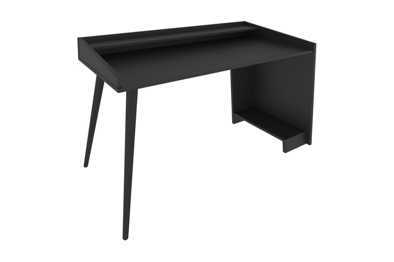 Andifli Skrivebord 59x88,3x121,8 cm med oppbevaring - Svart - Møbler - Bord - Kontorbord - Skrivebord