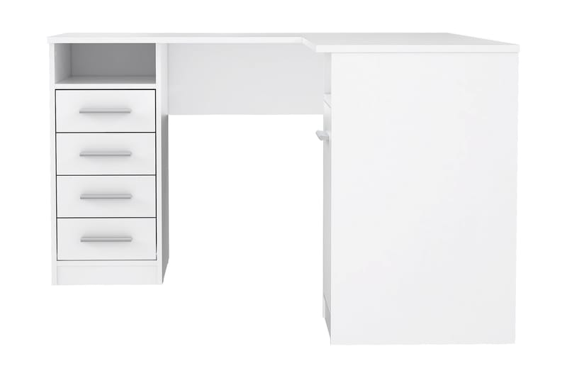 Baacwood skrivebord 125 cm - Hvit - Møbler - Bord - Kontorbord - Skrivebord