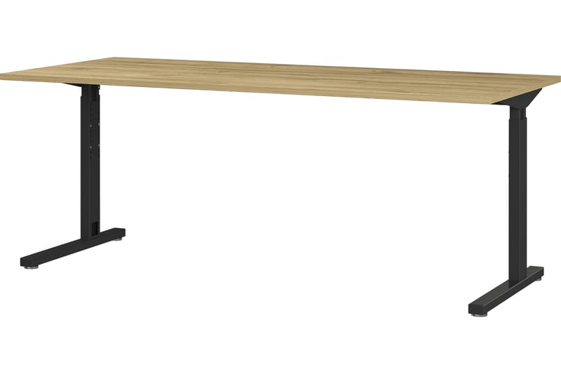 Biniaritx Skrivebord 180 cm - Brun/Svart - Møbler - Bord - Kontorbord - Skrivebord