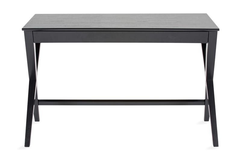 Brixer Skrivebord 120 cm med Oppbevaringsskuff - Natur/Svart - Møbler - Bord - Kontorbord - Skrivebord