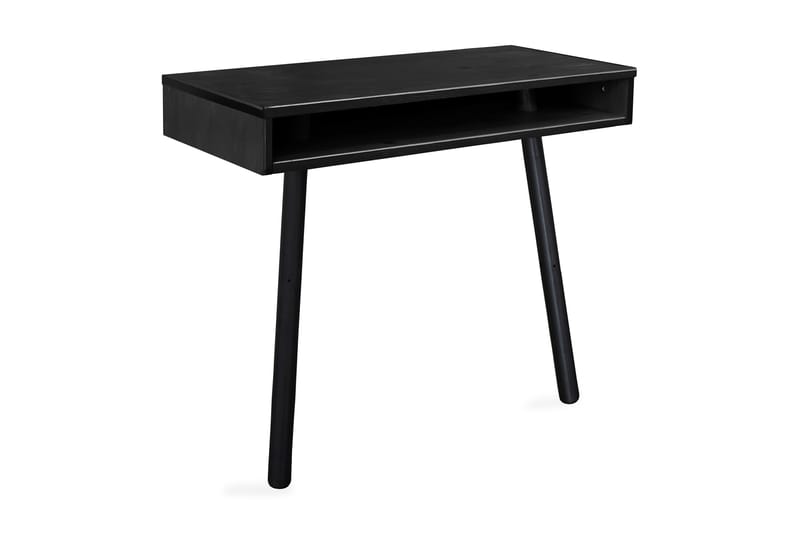 Capo Skrivebord 90 cm med Oppbevaringshylle Svart - Karup Design - Møbler - Bord - Kontorbord - Skrivebord