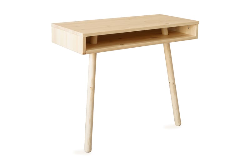 Capo Skrivebord 90 cm med Oppbevaringshylle Tall/Natur - Karup Design - Møbler - Bord - Kontorbord - Skrivebord