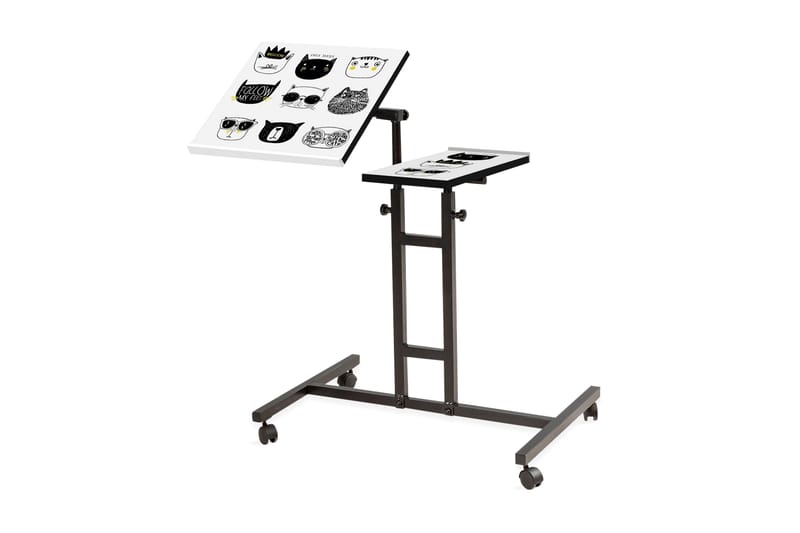 Cervino StåSkrivebord 67 cm Katt - Svart - Møbler - Bord - Kontorbord - Skrivebord - Hev og senkbart skrivebord