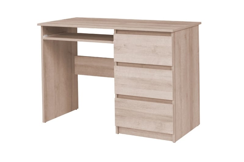 Cocorna Skrivebord 110 cm med Oppbevaring Skuffer - Sonomaeik - Møbler - Bord - Kontorbord - Skrivebord