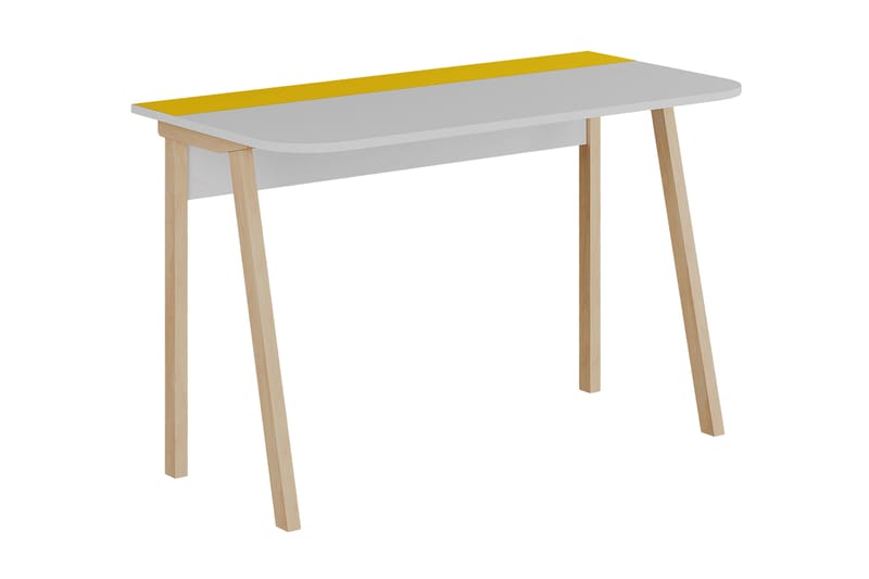 Dasina Skrivebord 120x75x120 cm - Hvit - Møbler - Bord - Kontorbord - Skrivebord