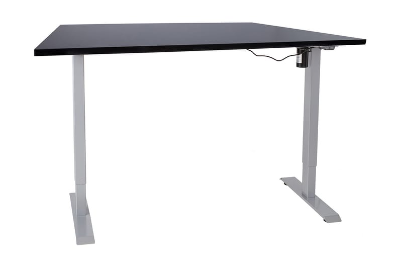 Ergosum 1 Skrivebord 140 cm Hev- og Senkbart Elektrisk - Svart - Møbler - Bord - Kontorbord - Skrivebord