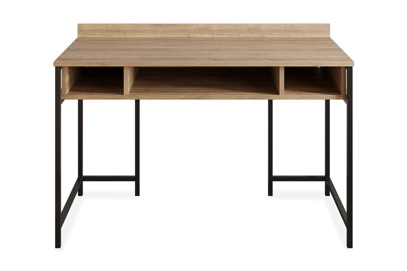 Fagersanna Skrivebord 120 cm med Oppbevaringshyller - Svart - Møbler - Bord - Kontorbord - Skrivebord
