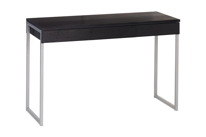 Function Plus Skrivebord 126 cm med Oppbevaring 3 Skuffer - Svart/Lysegrå - Møbler - Bord - Kontorbord - Skrivebord