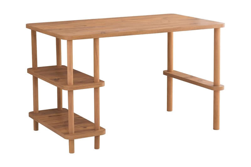 Gedalia Skrivebord 120x74,9x120 cm med oppbevaring - Grønn - Møbler - Bord - Kontorbord - Skrivebord